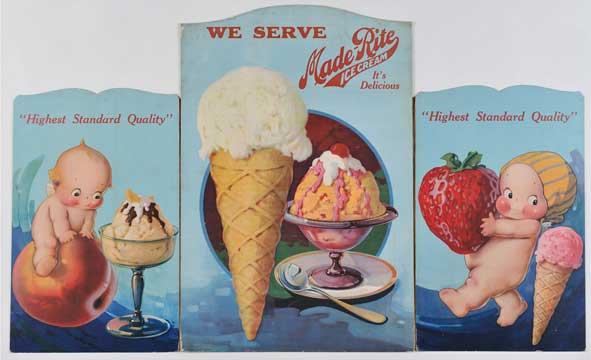 アイスクリーム 広告POP 1910’s