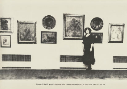 1921年展示会の様子